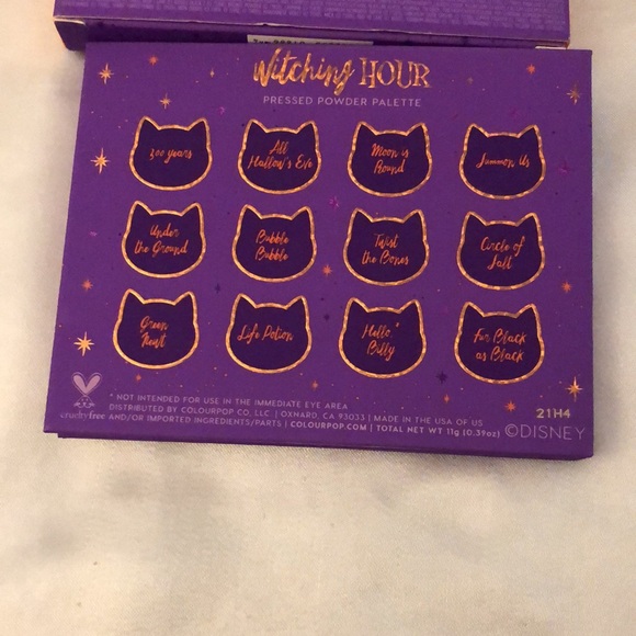 Colourpop x Hocus Pocus Witching Hour 12 Pan Eyeshadow Palette 11g NIB - Picture 12 of 16